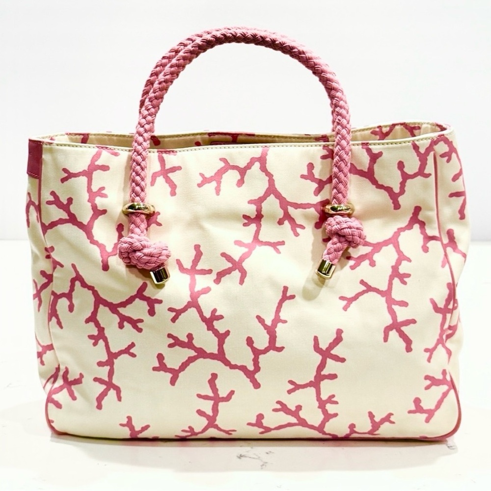 ✨ VINTAGE Kate Spade "Coral Reef" Rope Tote — Y2K Coastal Chic